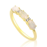 Anillo en oro con Ópalo de Welo