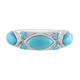 Anillo en plata con Turquesa bella durmiente (KM by Juwelo)