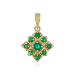 Colgante en oro con Esmeralda de Brasil (Adela Gold)