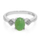 Anillo en plata con Crisoprasa imperial