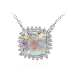 Collar en plata con Topacio Rayo de Luna