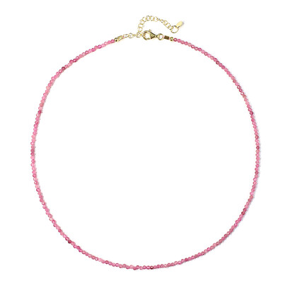 Collar en plata con Turmalina rosa