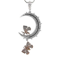 Collar en plata con Zircón (Dallas Prince Designs)