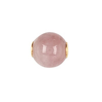 Colgante en plata con Cuarzo rosa