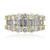 Anillo en oro con Diamante SI2 (H) (CIRARI)