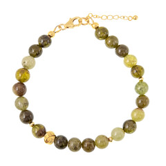 Brazalete en plata con Grosularia