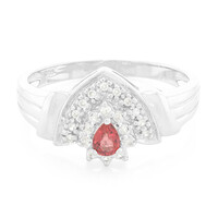 Anillo en plata con Rubí de Tanzania