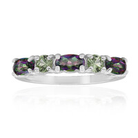 Anillo en plata con Cuarzo místico