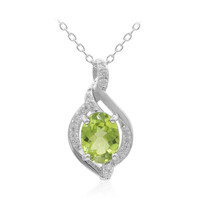 Collar en plata con Peridoto