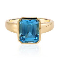 Anillo en oro con Topacio de Marambaia (Tenner Diniz)