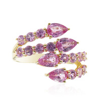 Anillo en oro con Zafiro rosado (CIRARI)