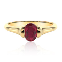 Anillo en oro con Rubelita (Tenner Diniz)