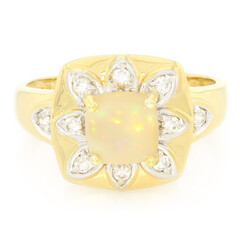 Anillo en plata con Ópalo Java
