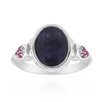 Anillo en plata con Iolita de Madagascar (Remy Rotenier)