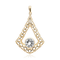 Colgante en oro con Danburita (Ornaments by de Melo)