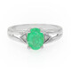 Anillo en plata con Esmeralda de Bahía