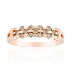 Anillo en oro con Diamante rosa de Francia de Argyle SI1