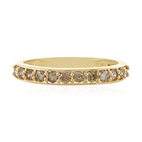 Anillo en oro con Diamante chocolate I1