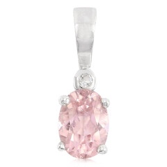Colgante en plata con Turmalina cuprífera rosa