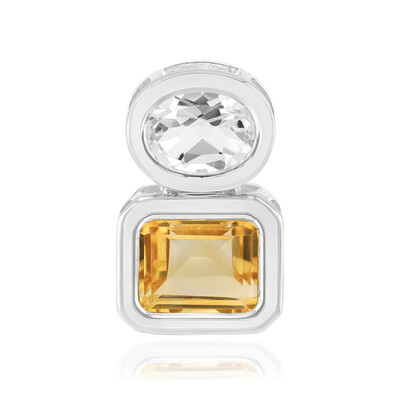 Colgante en plata con Citrino (MONOSONO COLLECTION)