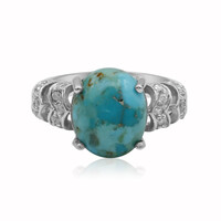 Anillo en plata con Turquesa