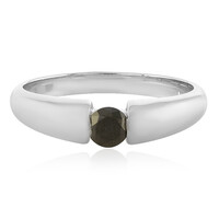 Anillo en plata con Diamante negro