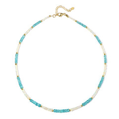 Collar en plata con Apatita azul