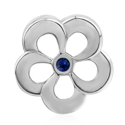 Colgante en plata con Zafiro azul (Annette)
