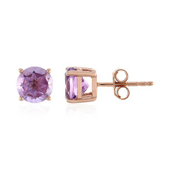 Pendientes en plata con Amatista Rosa de Francia