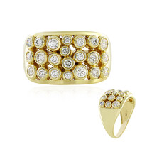 Anillo en oro con Diamante limpio a lupa F (LUCENT DIAMONDS)