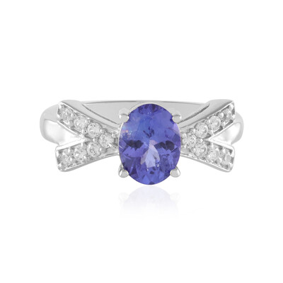 Anillo en plata con Tanzanita
