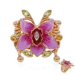 Anillo en plata con Peridoto (TPC)