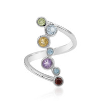 Anillo en plata con Amatista