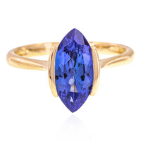 Anillo en oro con Tanzanita AAA (CIRARI)