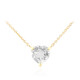 Collar en plata con Topacio blanco
