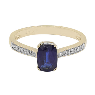 Anillo en oro con Cianita