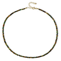 Collar en plata con Turmalina verde