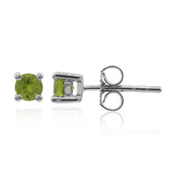 Pendientes en plata con Vesuvianita