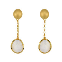 Pendientes en plata con Nácar