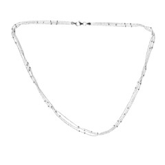 Cadena en plata