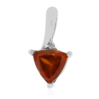 Colgante en plata con Granate Hesonita