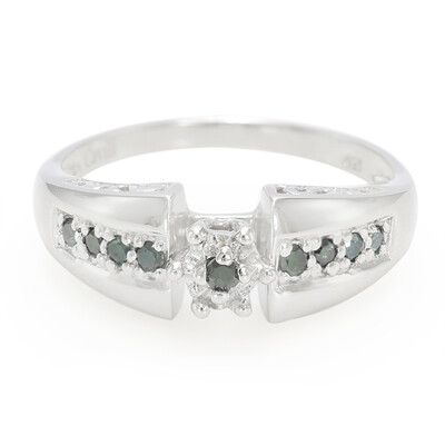 Anillo en plata con Diamante fantasía