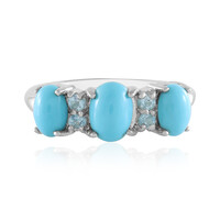 Anillo en plata con Turquesa bella durmiente (Faszination Türkis)