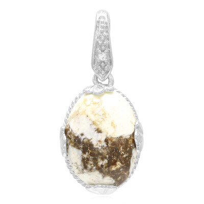 Colgante en plata con Magnesita