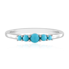 Anillo en plata con Turquesa bella durmiente (Faszination Türkis)
