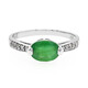 Anillo en plata con Esmeralda de Bahía