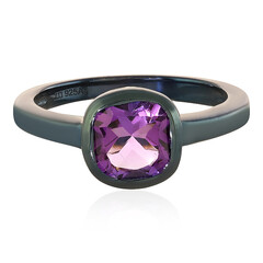 Anillo en plata con Amatista