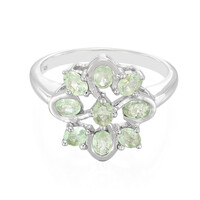 Anillo en plata con Turmalina Paraíba