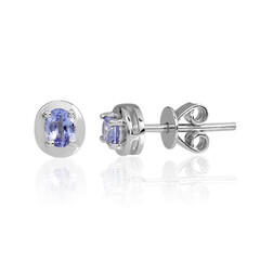 Pendientes en plata con Tanzanita