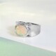 Anillo en plata con Ópalo de Welo